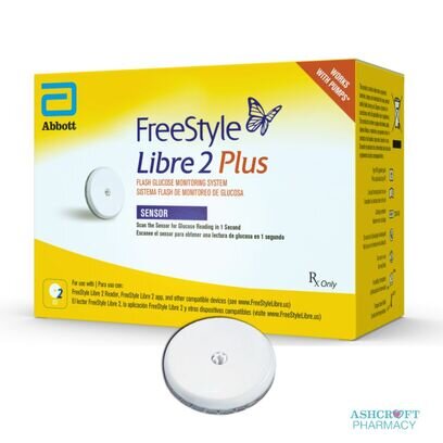 buy FreeStyle Libre 2 Plus online in the UK from Ashcroft Pharmacy