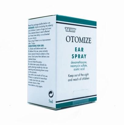 Buy Otomize Ear Spray Online - Ashcroft Pharmacy UK