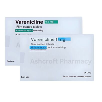 Buy varenicline online in UK - Ashcroft Pharmacy